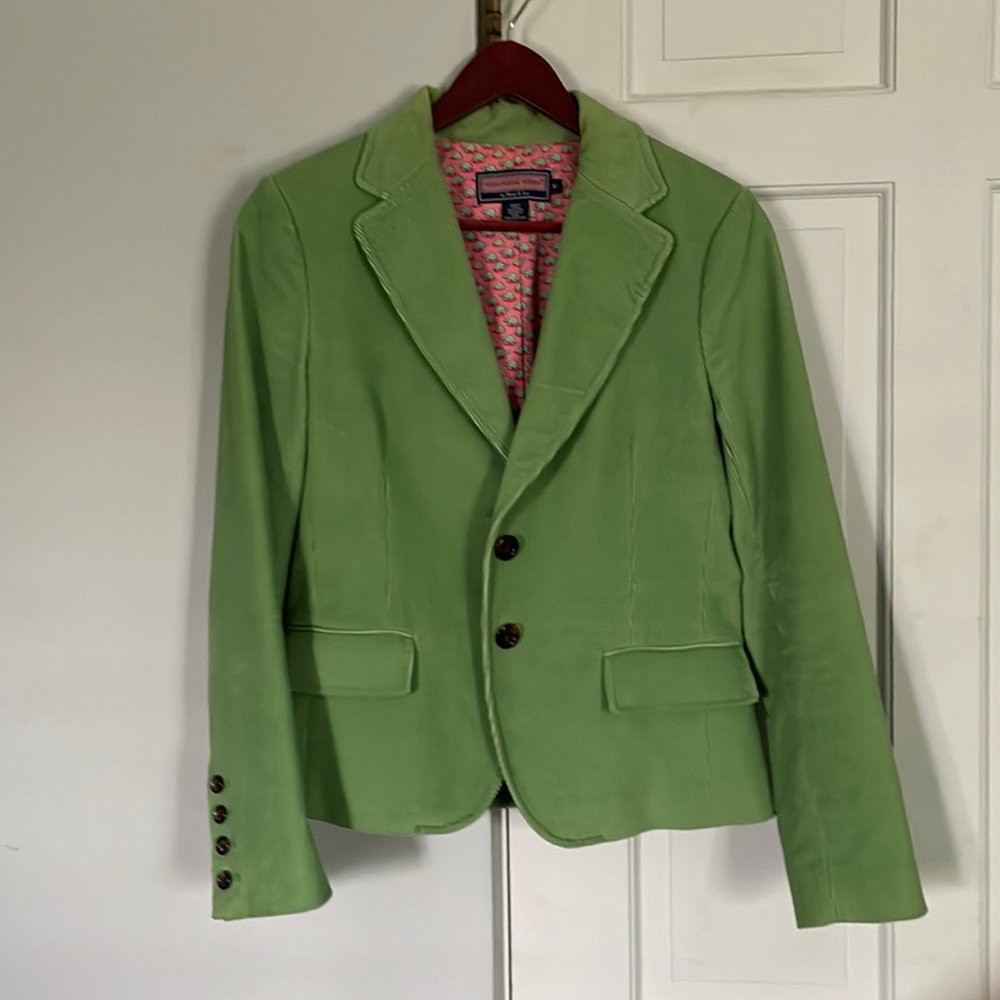 Vineyard Vines Green Corduroy Blazer